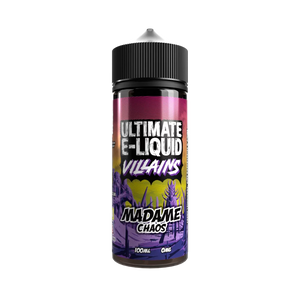Ultimate E-Liquid Villains Series 100ml Short Fill Madame Chaos