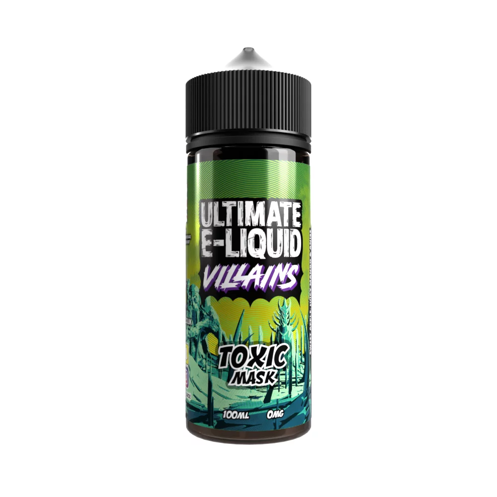 Ultimate E-Liquid Villains Series 100ml Short Fill Toxic Mask