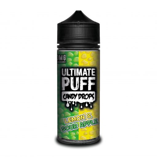 Ultimate Puff Candy Drops 100ml Short Fill Lemon & Sour Apple