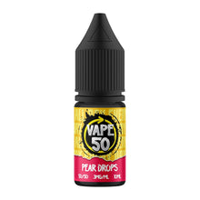Load image into Gallery viewer, Pear Drops 10Ml E-Liquid By Vape 50