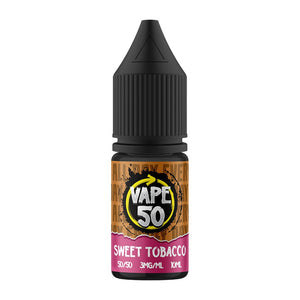 Sweet Tobacco 10Ml E-Liquid By Vape 50