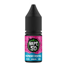 Load image into Gallery viewer, Raspberry Menthol 10Ml E-Liquid By Vape 50
