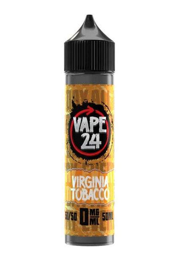 Vape 24 50Ml Short Fill - Virginia Tobacco E-Liquid