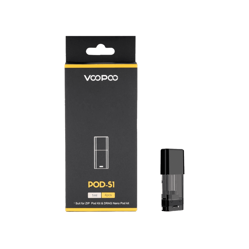 VooPoo Drag Nano POD-S1 Replacement Pods 4 Pack