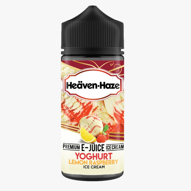 Yoghurt Lemon Raspberry 100Ml E-Liquid By Heaven Haze