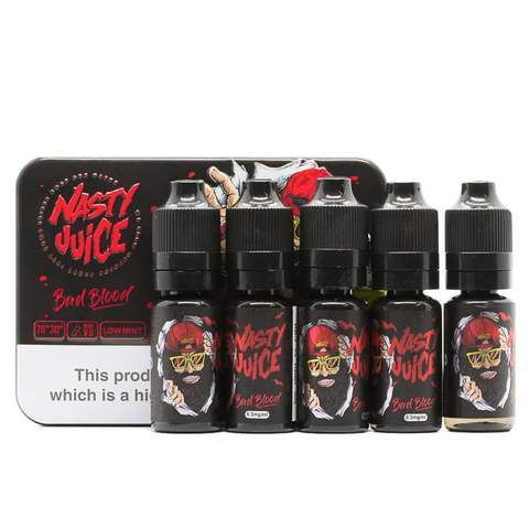 Nasty Juice E-Liquid - Bad Blood (5X10Ml Pack)