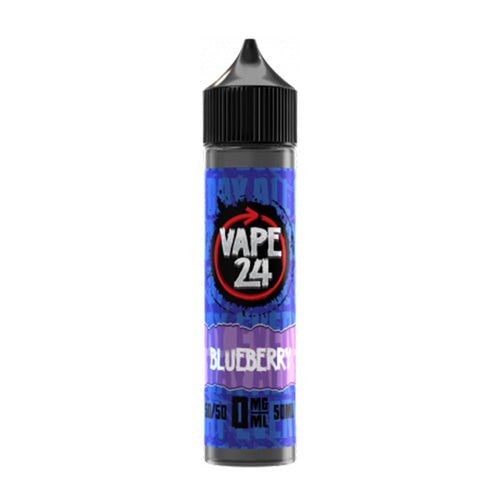 Vape 24 50Ml Short Fill - Blueberry E-Liquid