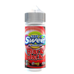 Keep It Sweet 100Ml Short Fill - Black Jack E-Liquid
