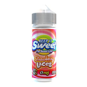 Keep It Sweet 100Ml Short Fill - Strawberry Laces E-Liquid