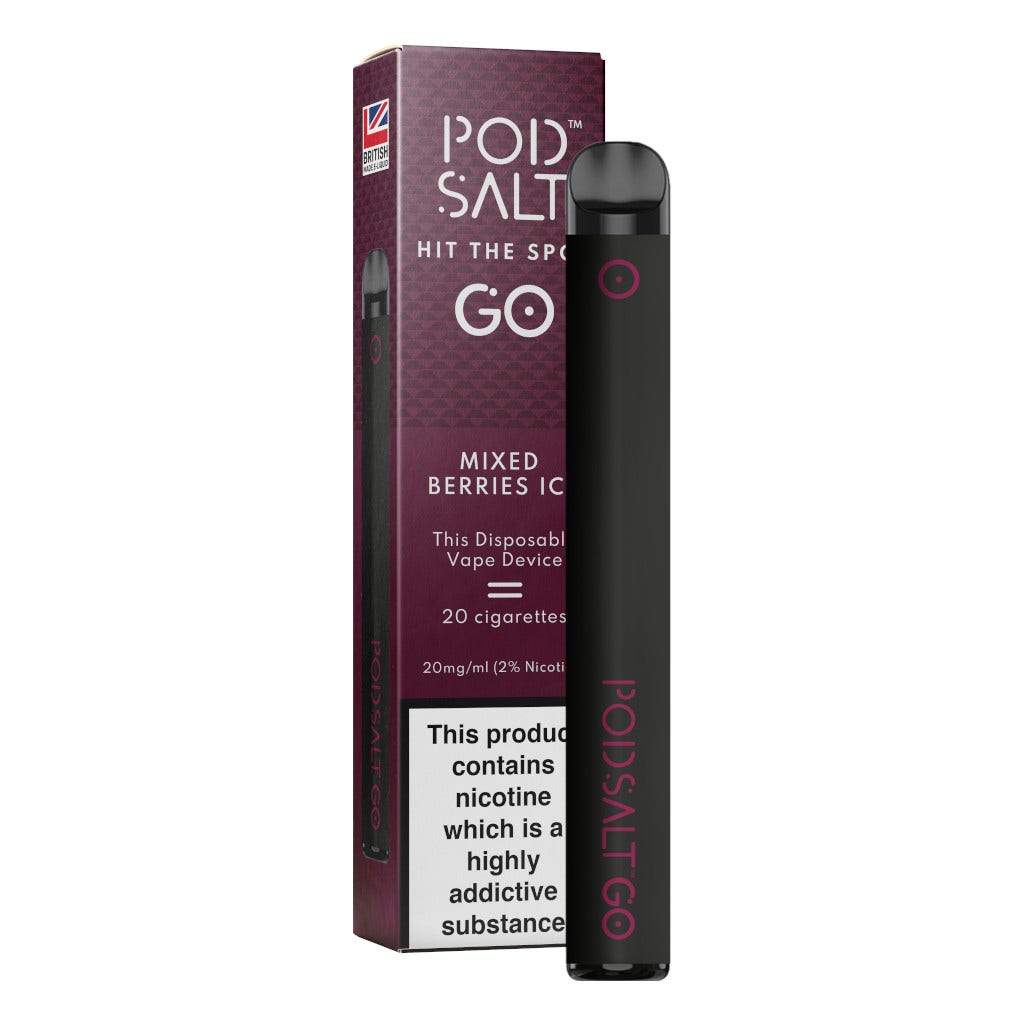 Pod Salt Go Disposable 500 Puff Device | Mixed Berries Ice