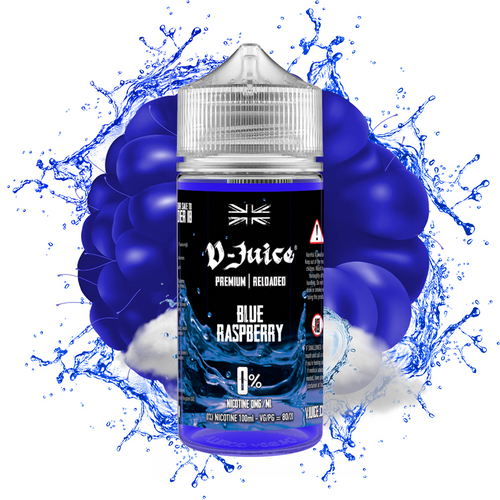 Blue Raspberry 100Ml E-Liquid By V-Juice