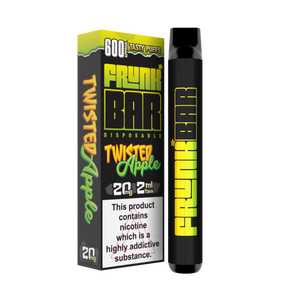Frunk Bar 600 Puff Disposable Pod Device | Twisted Apple