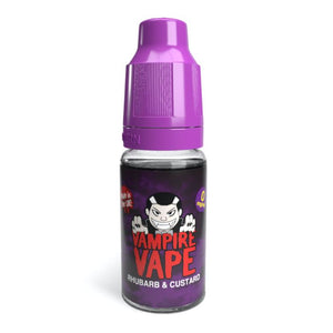 Vampire Vape 10ml E-liquid | Rhubarb & Custard
